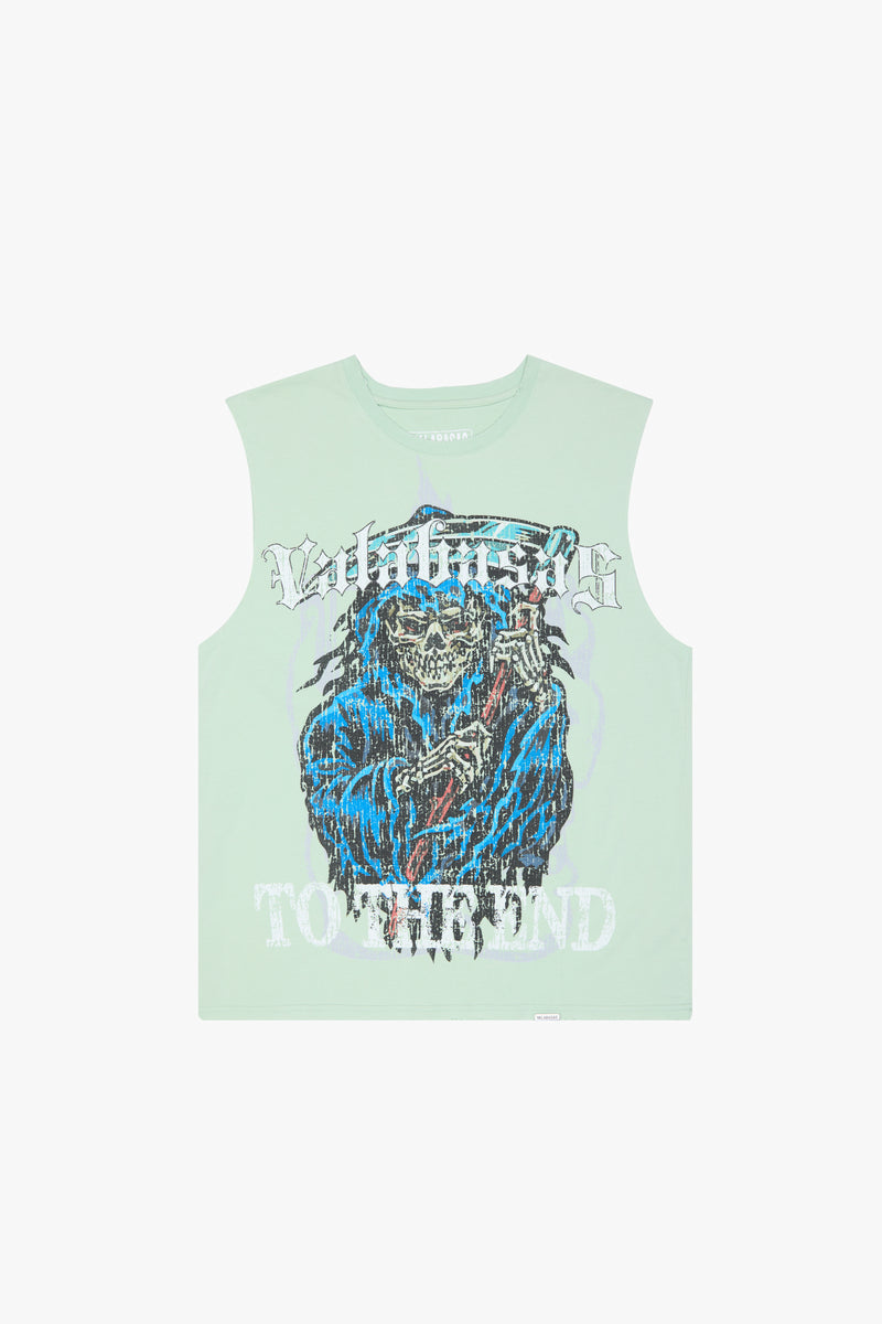 HOME" VINTAGE LIGHT MINT Valabasas Denim