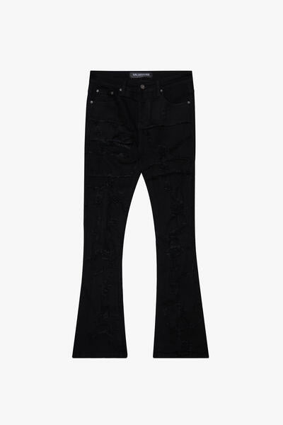 Black Valabasas stacked Phoenix fashion jeans