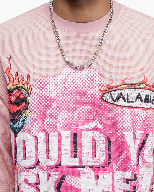 Risky Pink Thermal Crewneck