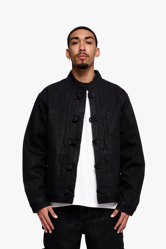 Astro Jacket Black Waxed - Valabasas