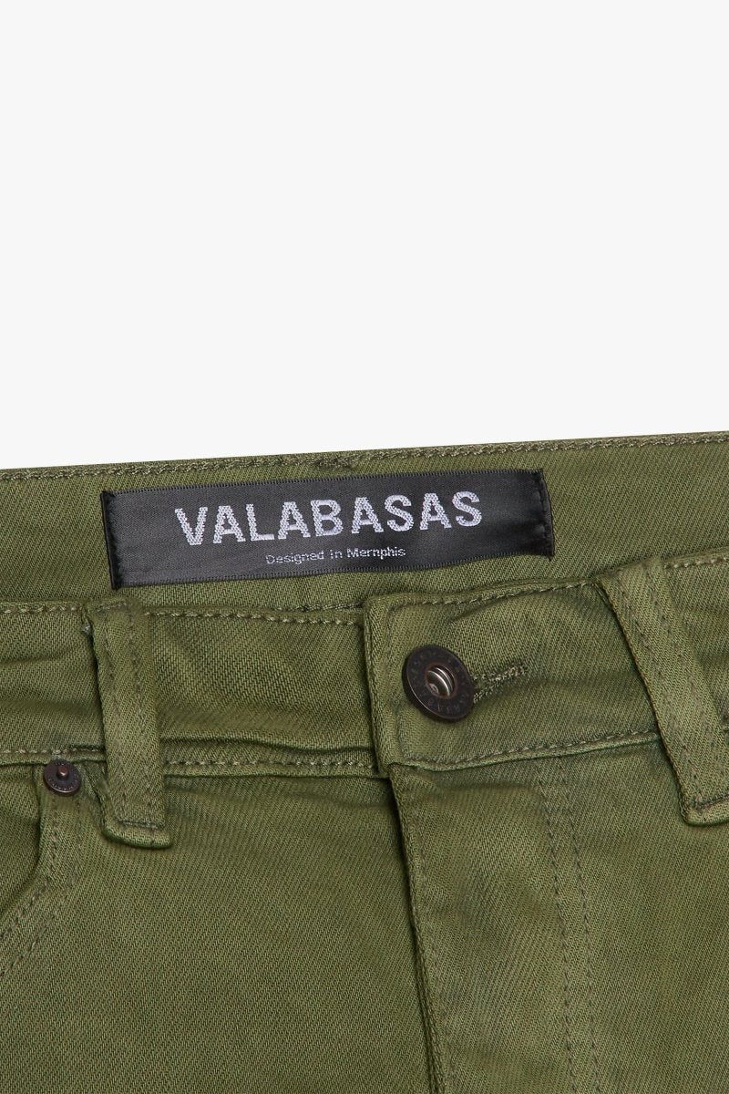 "DAYLIGHT " SKINNY JEAN GREEN - Valabasas