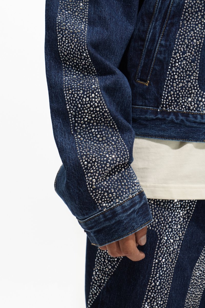 Encrypted Jacket Denim Blue - Valabasas