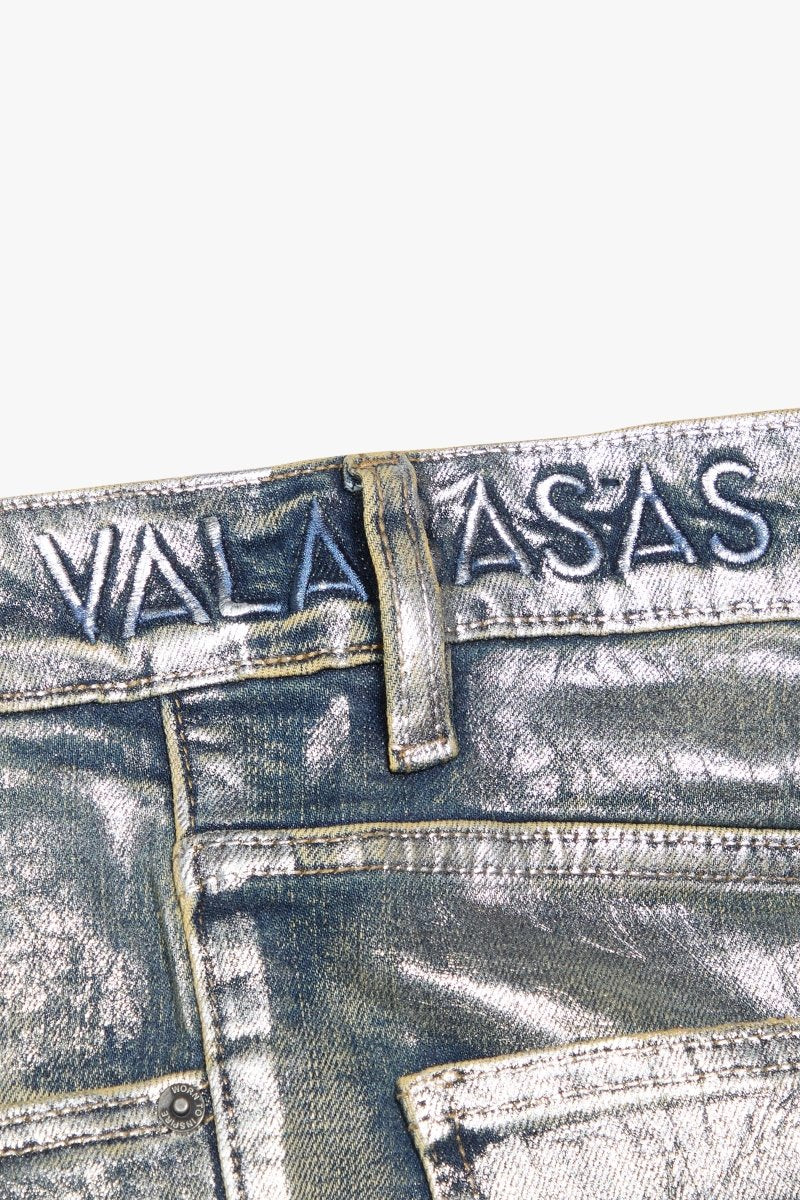 Fax Silver Waxed Stacked - Valabasas