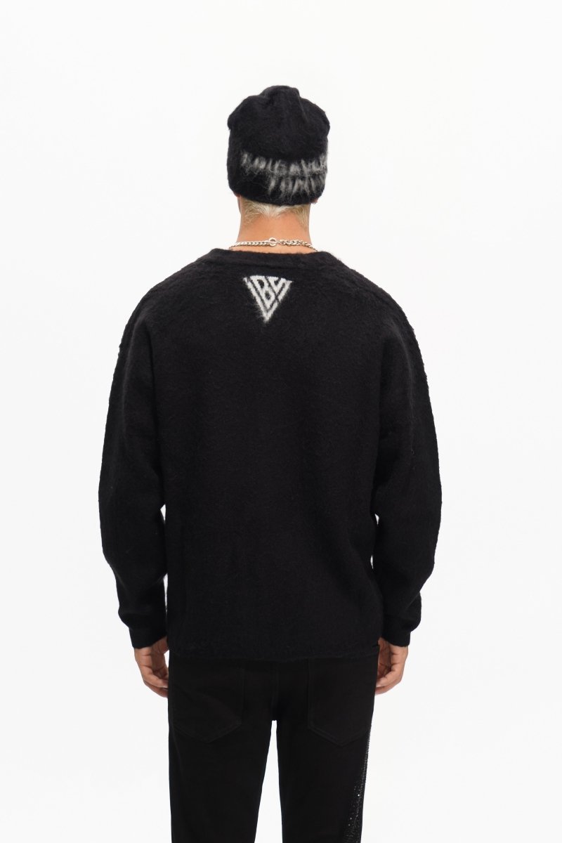 Garden Black Sweater - Valabasas