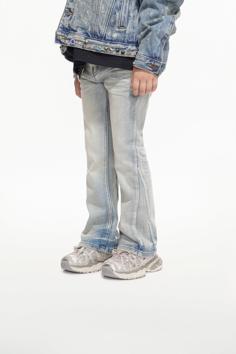 Jr.Stacked Kids Jeans Light Wash - Valabasas