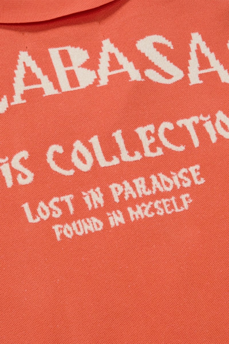 "KABANA" BUTTON - DOWN ORANGE - Valabasas