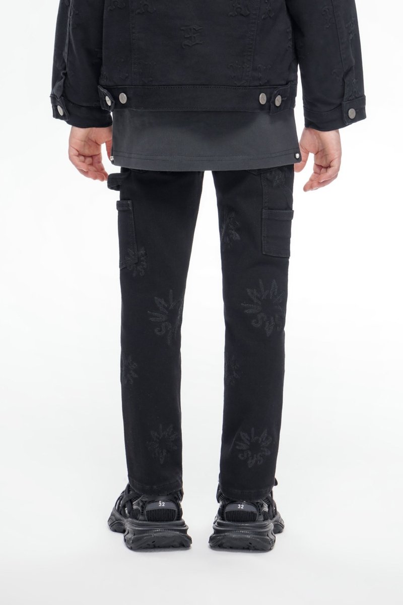 Kids Art Black Washed Stacked - Valabasas