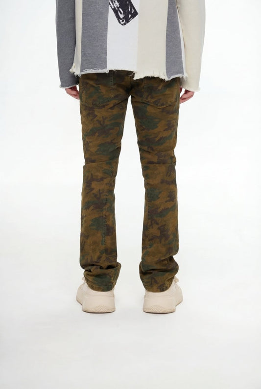 Kids Hazard Stacked Dark Foilage Green - Valabasas