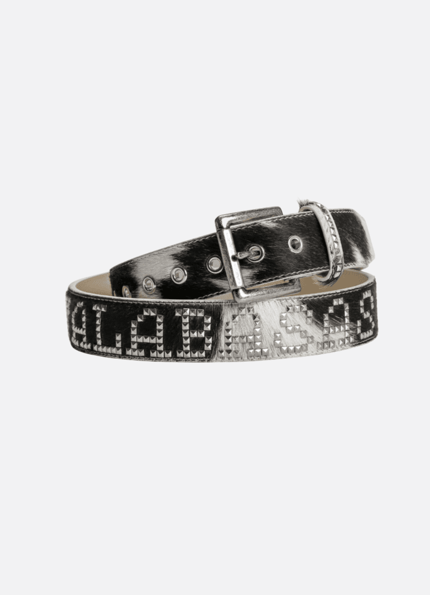 Mors 100% Cowhide Belt – Black & White – Valabasas
