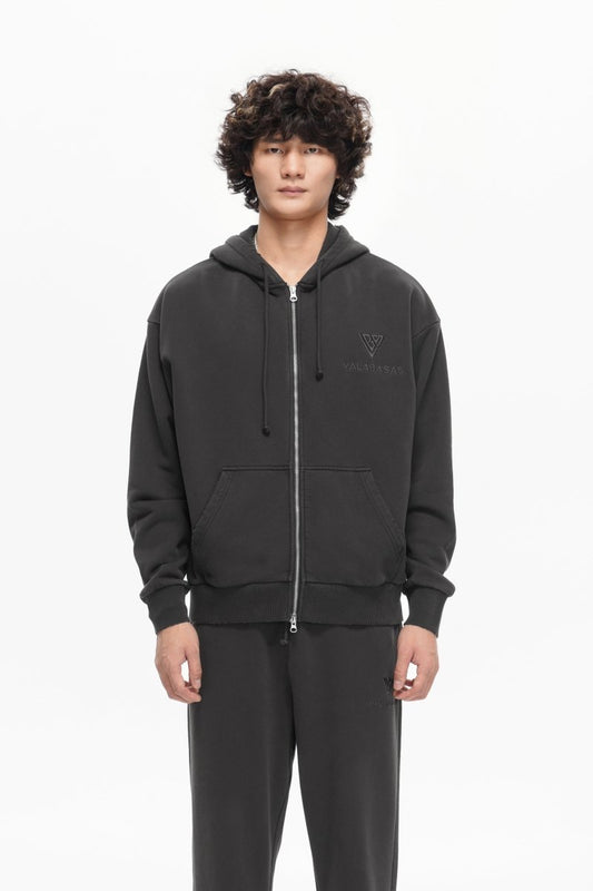 Mr. Fleece Zip Up Grey - Valabasas