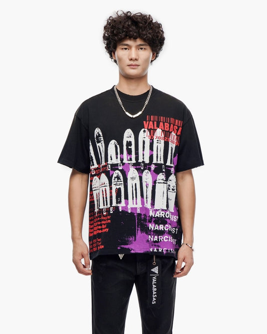 Narcissist Black Tee - Valabasas