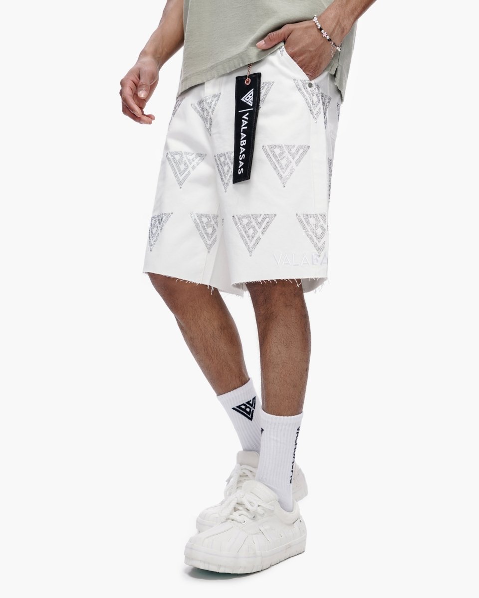 Palace White Shorts – Valabasas