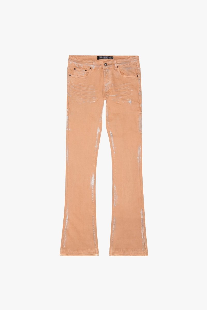 Rust-eze Stacked Flare Jean Rusty Metal – Valabasas