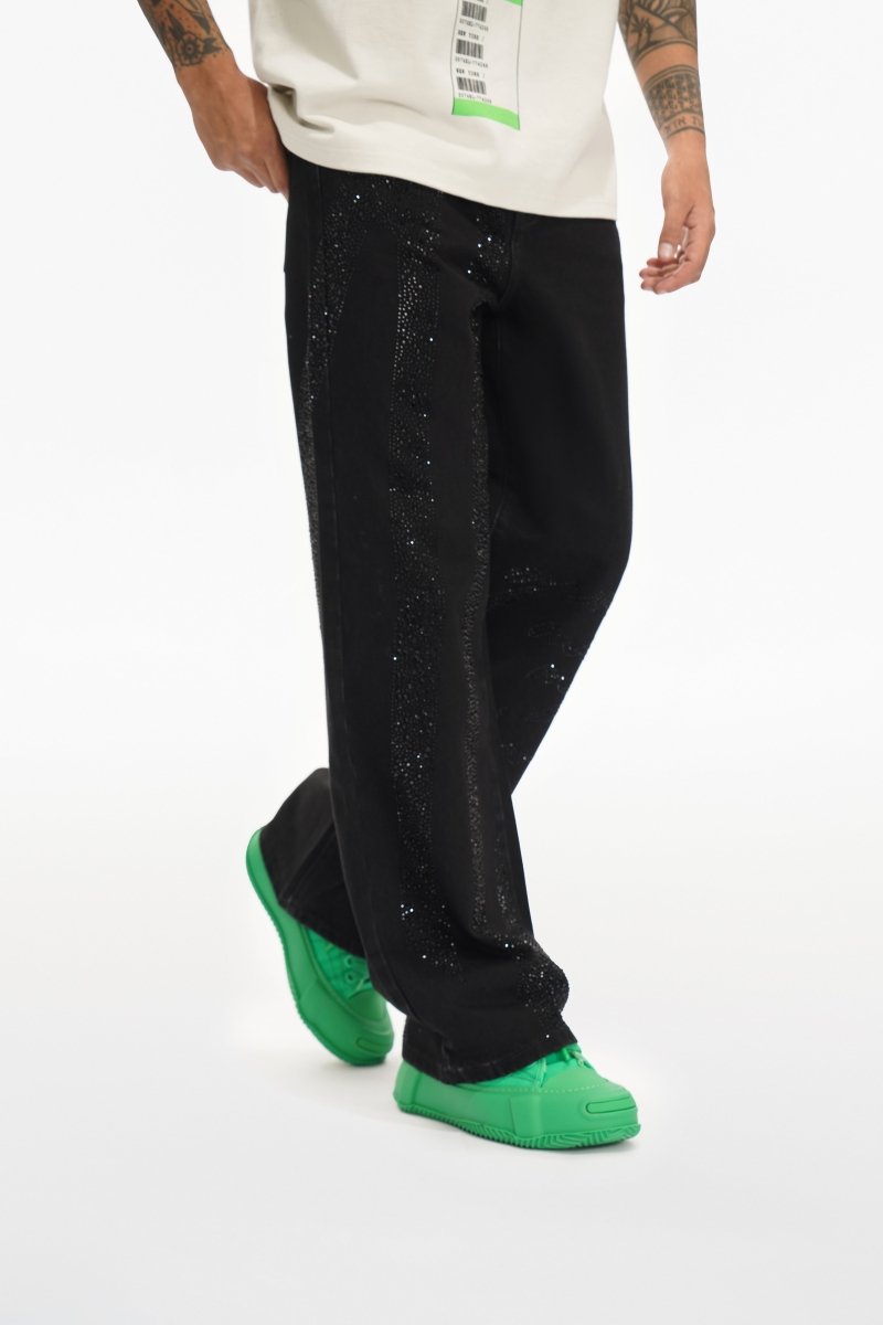 Scripted Black Baggy – Valabasas