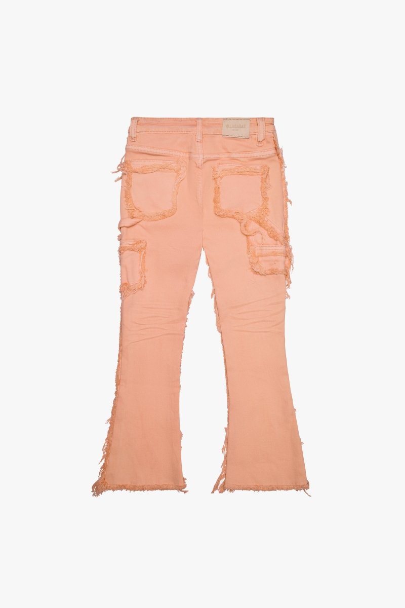 “SKYLINE" KIDS STACKED FLARE PEACH - Valabasas