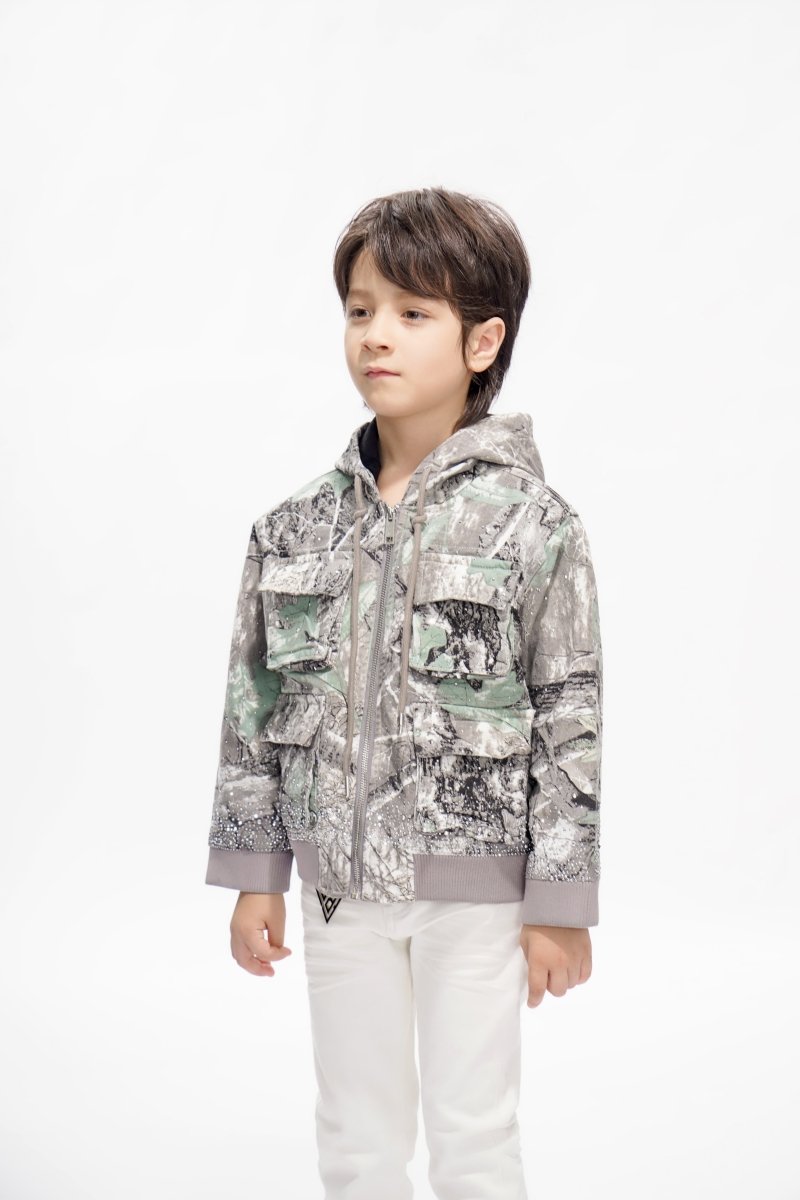 Stalker Kids Grey Forest Jacket - Valabasas