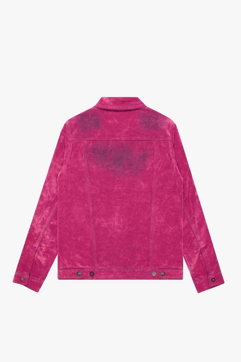"VERDANT" SUEDE JACKET PINK - Valabasas