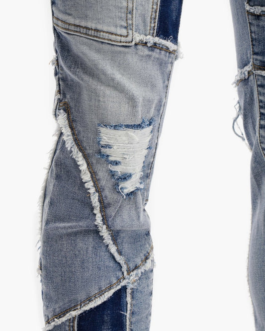 Vireon Blue Wash Skinny Jeans - Valabasas