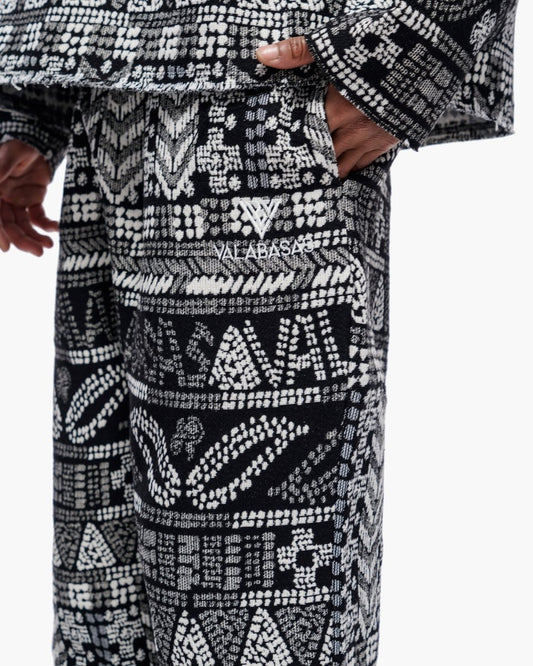 Winter Black Woven Pants - Valabasas