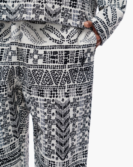 Winter White Woven Pants - Valabasas
