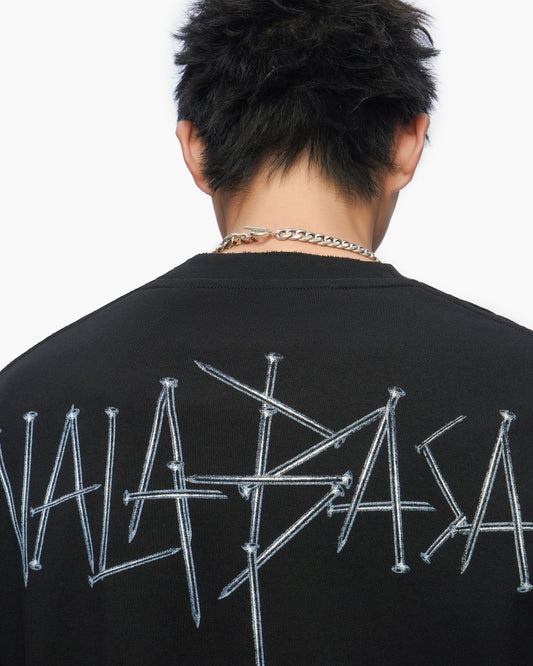 You're Screwed Vintage Black Tee - Valabasas