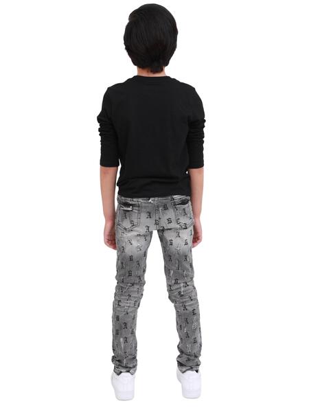 Zudio Dark Grey Skinny Jeans