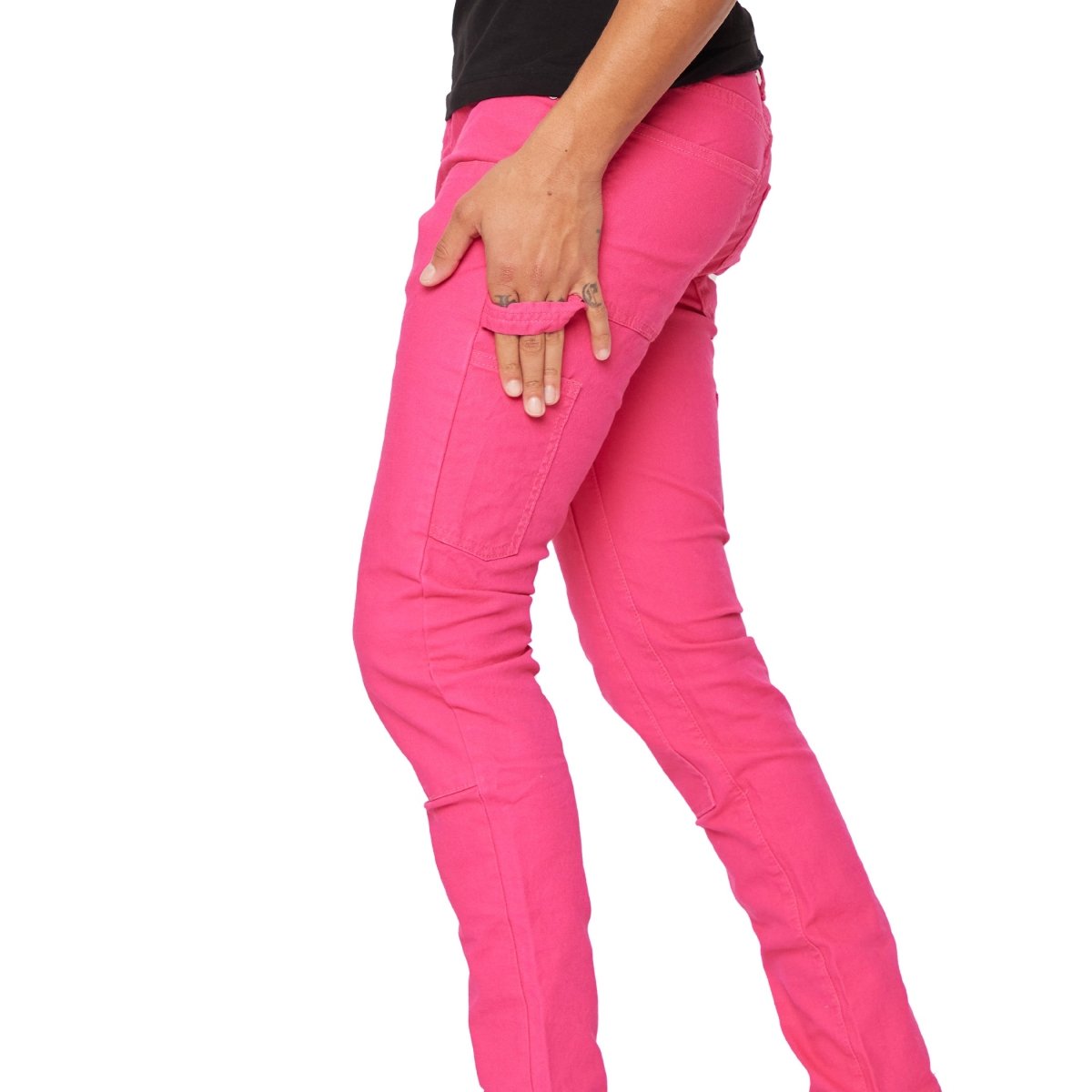 “SOLDIER” JEANS ROSA PINK - Valabasas