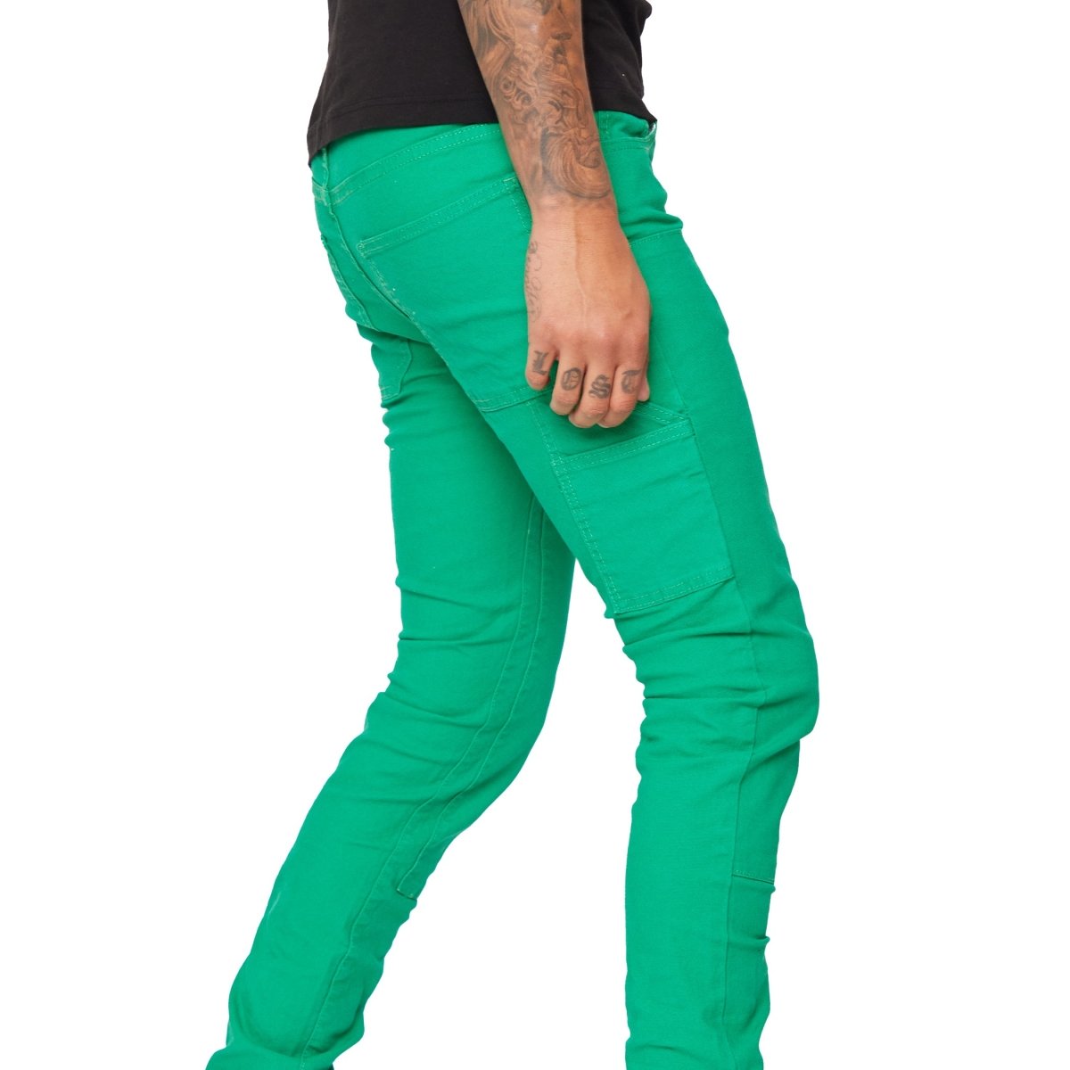 “SOLDIER” JEANS VERDE - Valabasas