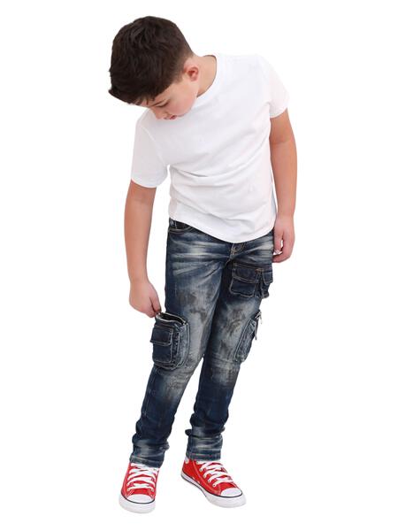 VPLAY KIDS JEANS "A - 91" DK.VIntage Wash - Valabasas