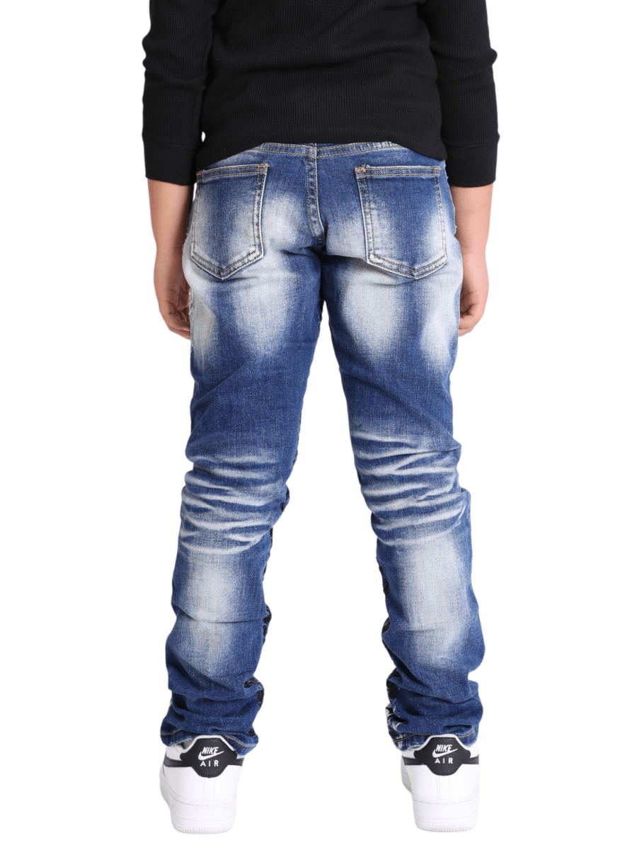VPLAY KIDS JEANS “EIGHTY 5’S” LT WASHED - Valabasas