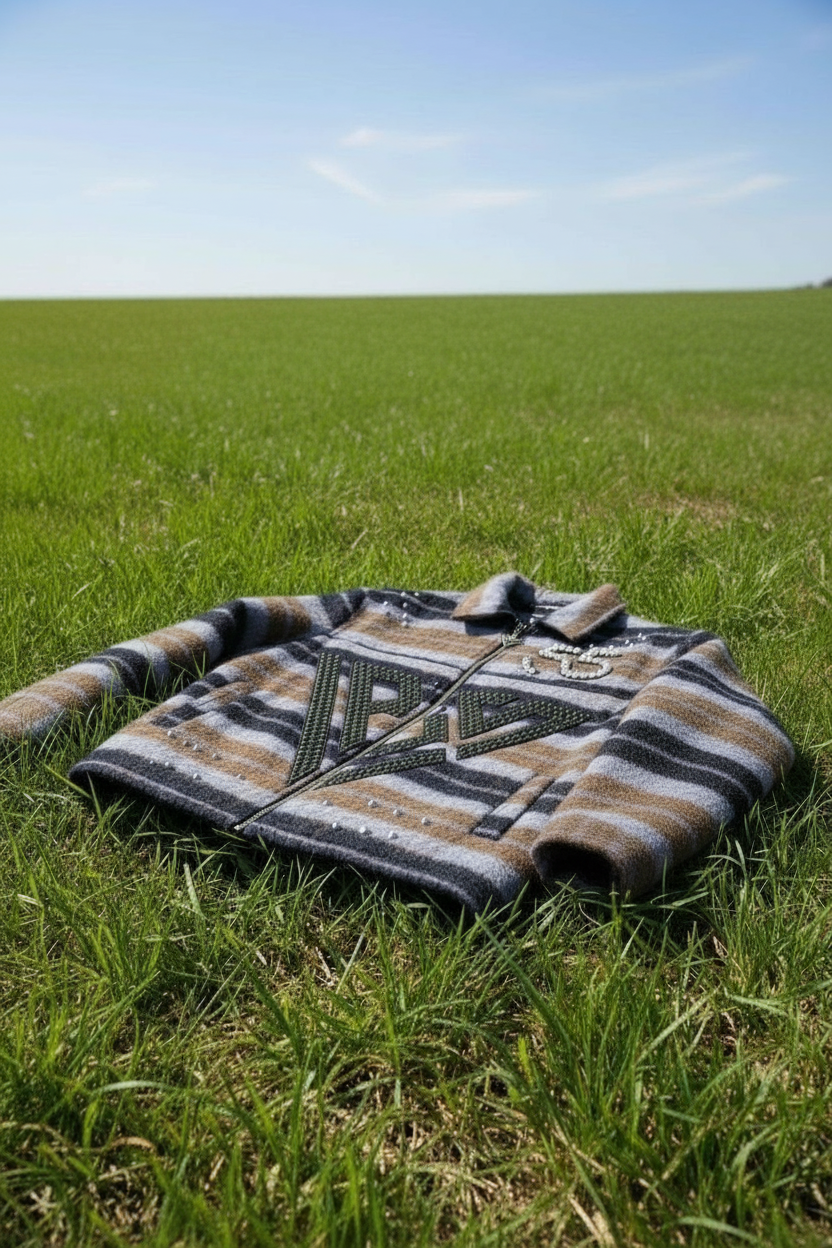 Strike Khaki Washed Stacked Flare Jean