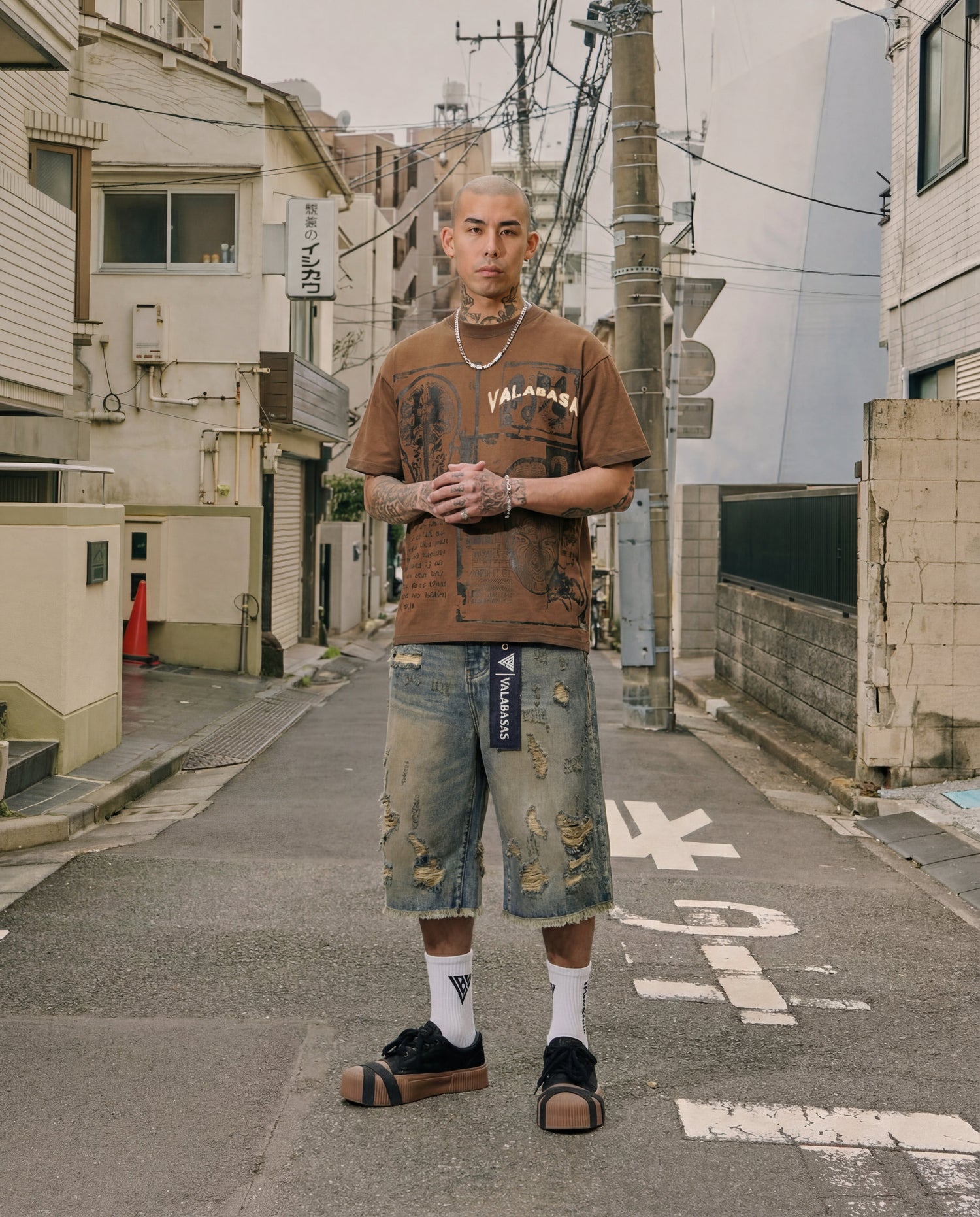 Patchfade Skinny Jean Grey