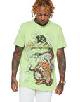 VALABASAS TEE "JUNGLE" VINTAGE LIME