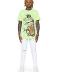 VALABASAS TEE "JUNGLE" VINTAGE LIME