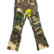 KIDS "DUAL SOLDIER" DENIM STACKED  CAMO