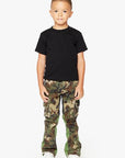 KIDS "COMMANDER" DENIM STACKED GROUND GREEN