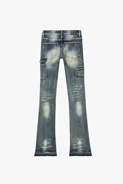 KIDS "JR. EXTENDO" STACKED DARK VINTAGE WASH