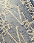 KIDS "V-SCRAWL" DENIM STACKED BLACK DIRTY VINTAGE