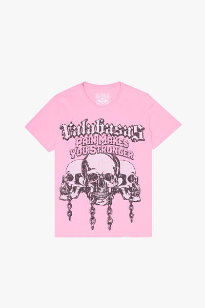 "GLASS STONES" VINTAGE PINK TEE