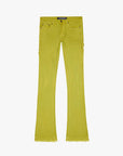 KIDS "JR. EXTENDO" DENIM STACKED NEON YELLOW