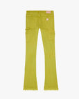 KIDS "JR. EXTENDO" DENIM STACKED NEON YELLOW