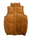 KIDS “ROOK” PUFFER VEST KHAKI BROWN