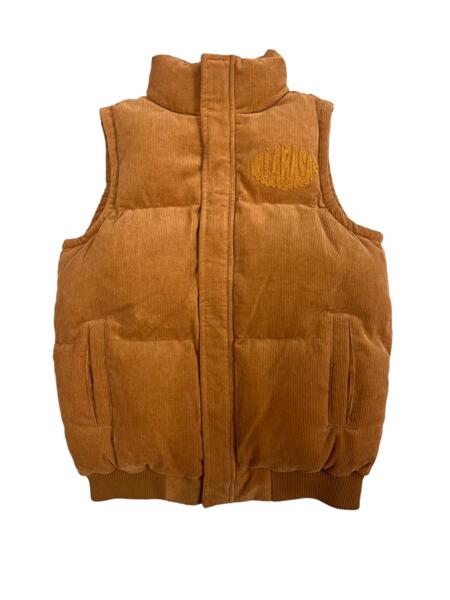 KIDS “ROOK” PUFFER VEST KHAKI BROWN