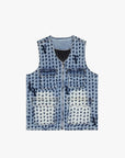 KIDS "STARLET" - VEST BLUE BLACK