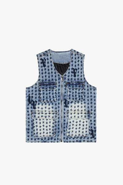 KIDS "STARLET" - VEST BLUE BLACK