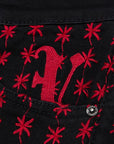 KIDS "ASTERISK" - STACKED BLACK RED