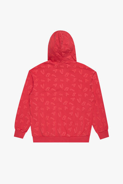 KIDS "PULSE" VINTAGE RED FLEECE SET