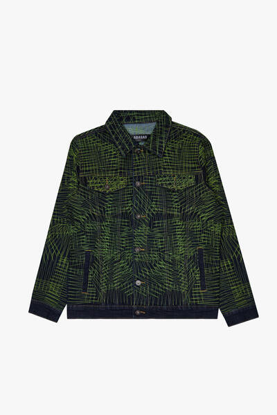 KIDS "MR. STITCHED” NEON NIGHTSHADE JACKET