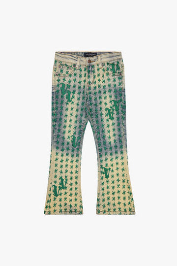 KIDS "ASTERISK" - STACKED BLUE/GREEN