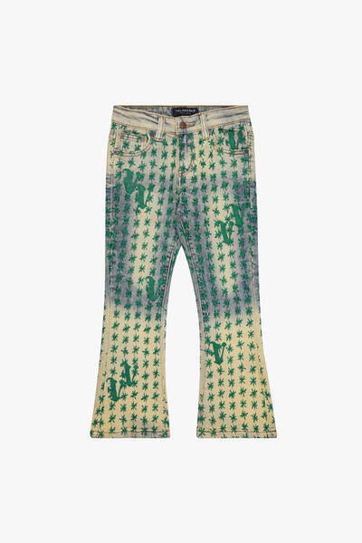 KIDS "ASTERISK" - STACKED BLUE/GREEN